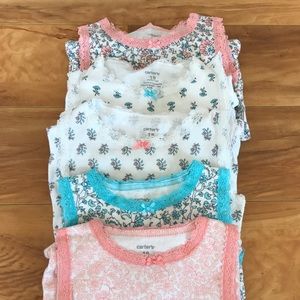 Bundle of 5 Carters 18 month Onesies